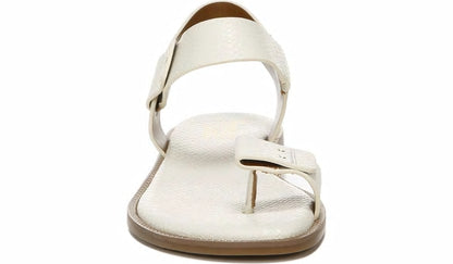 Franco Geranio Sandal - Linen Snake Print Faux Leather