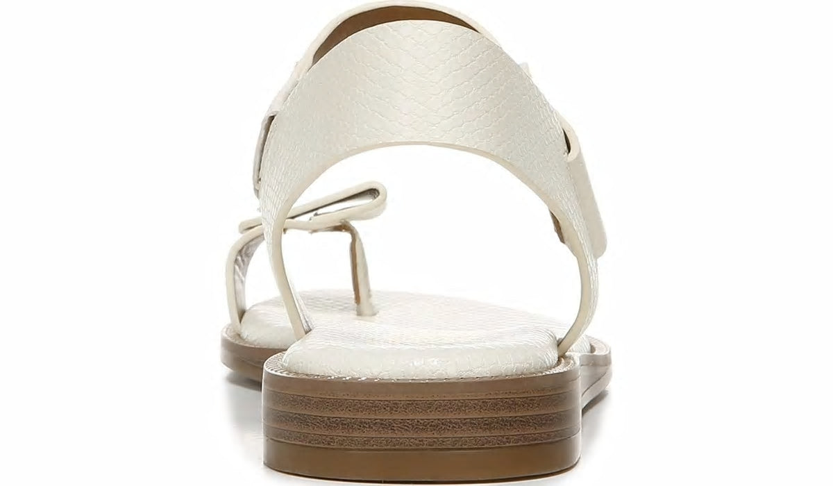 Franco Geranio Sandal - Linen Snake Print Faux Leather