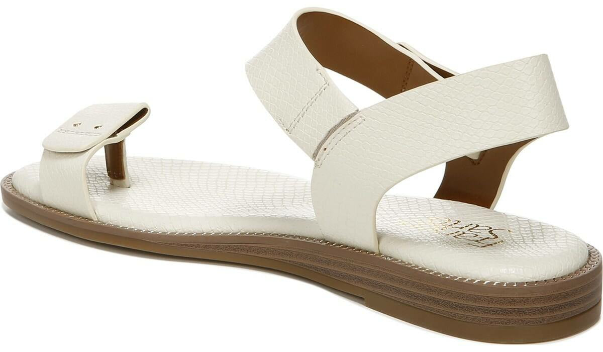 Franco Geranio Sandal - Linen Snake Print Faux Leather