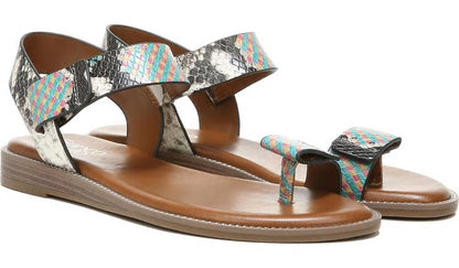 Franco Geranio Sandal - Yellow Snake Faux Leather