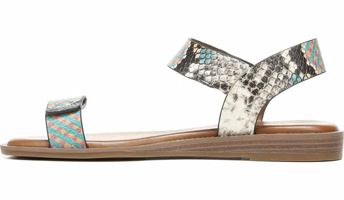 Franco Geranio Sandal - Yellow Snake Faux Leather