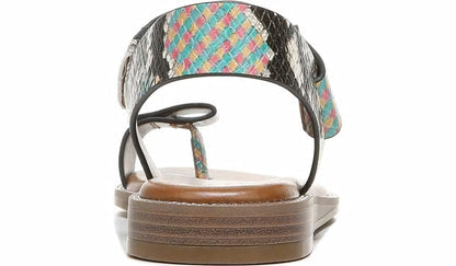 Franco Geranio Sandal - Yellow Snake Faux Leather