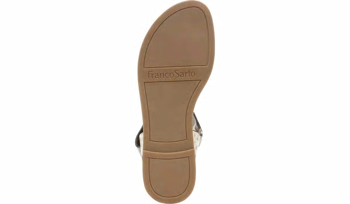 Franco Geranio Sandal - Yellow Snake Faux Leather