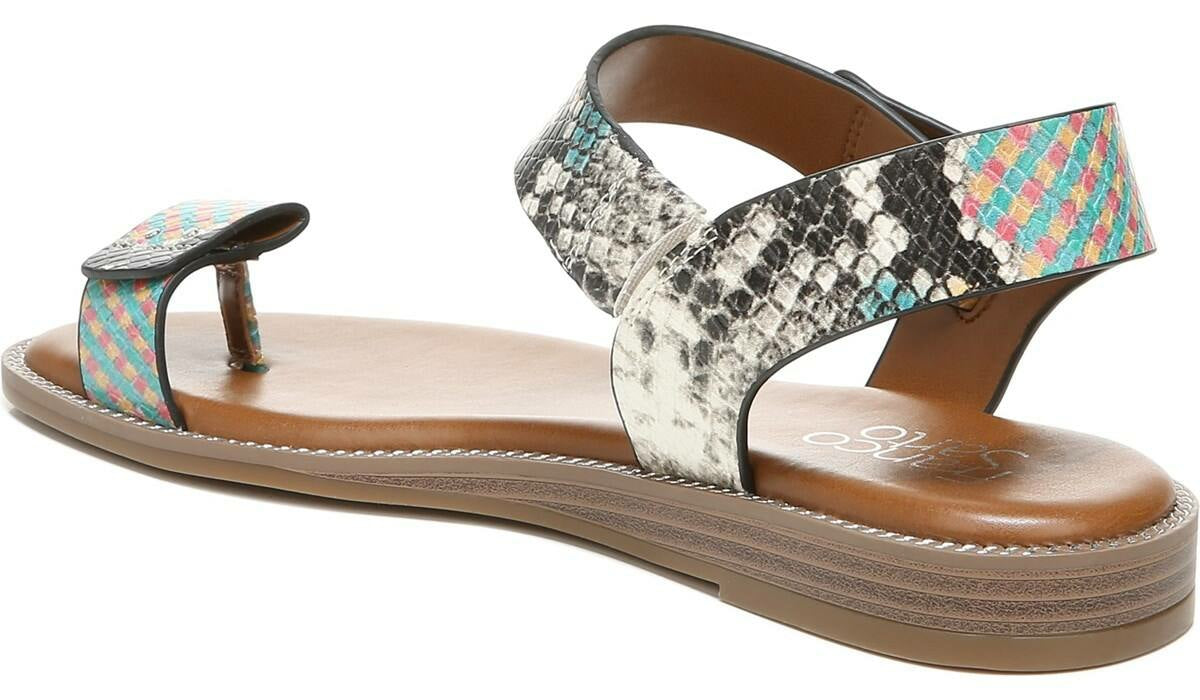 Franco Geranio Sandal - Yellow Snake Faux Leather