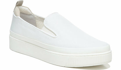Franco Homer 4 Platform Slip On Sneaker - White Fabric