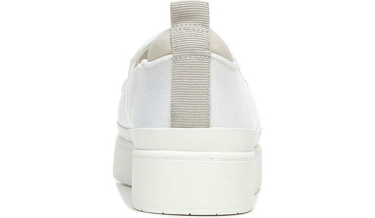 Franco Homer 4 Platform Slip On Sneaker - White Fabric