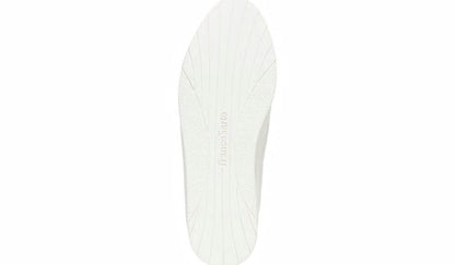 Franco Homer 4 Platform Slip On Sneaker - White Fabric