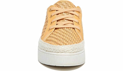 Franco Hyria Platform Sneaker - Cantaloupe Woven Leather