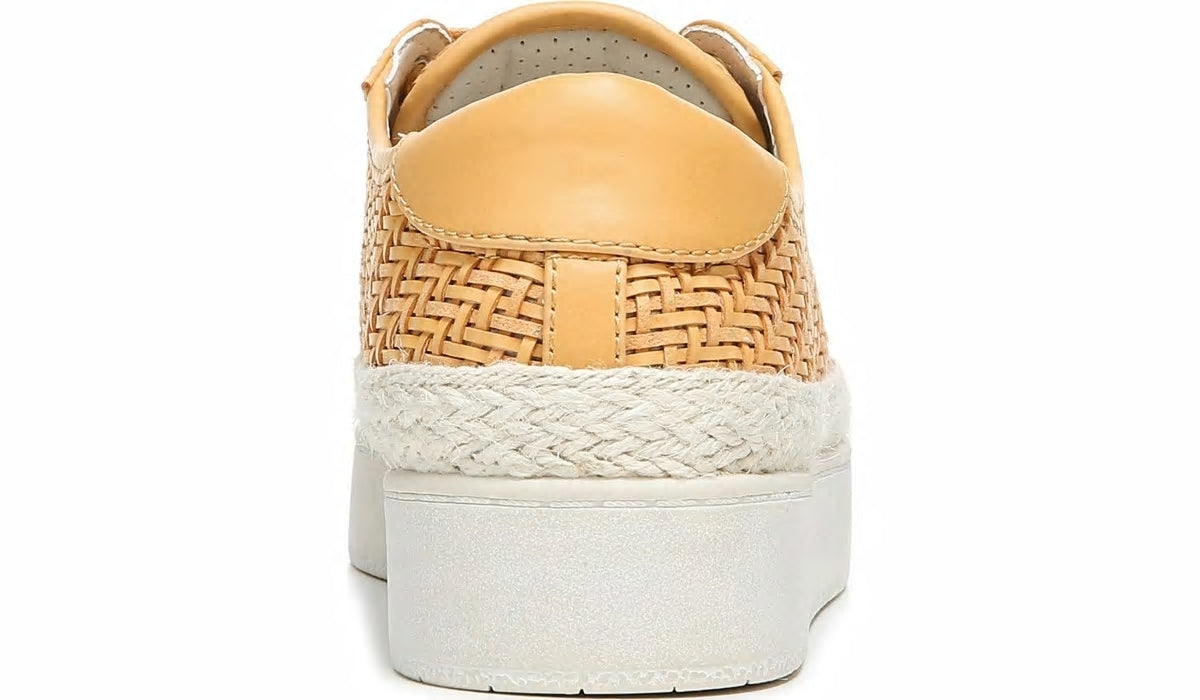 Franco Hyria Platform Sneaker - Cantaloupe Woven Leather