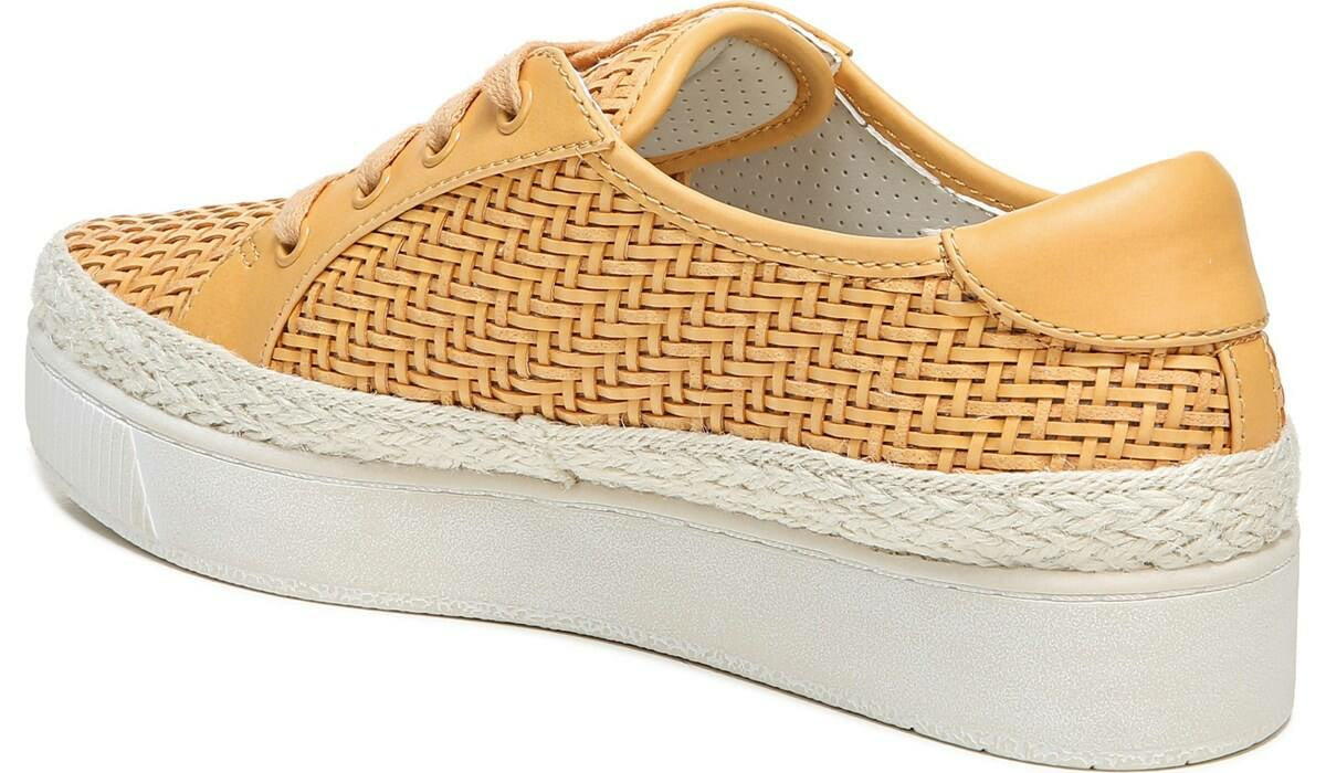 Franco Hyria Platform Sneaker - Cantaloupe Woven Leather