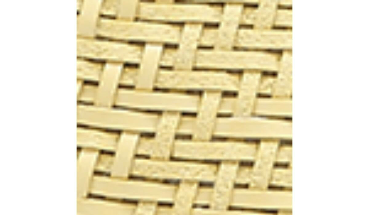 Franco Hyria Platform Sneaker - Yellow Woven Leather