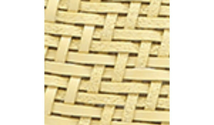 Franco Hyria Platform Sneaker - Yellow Woven Leather