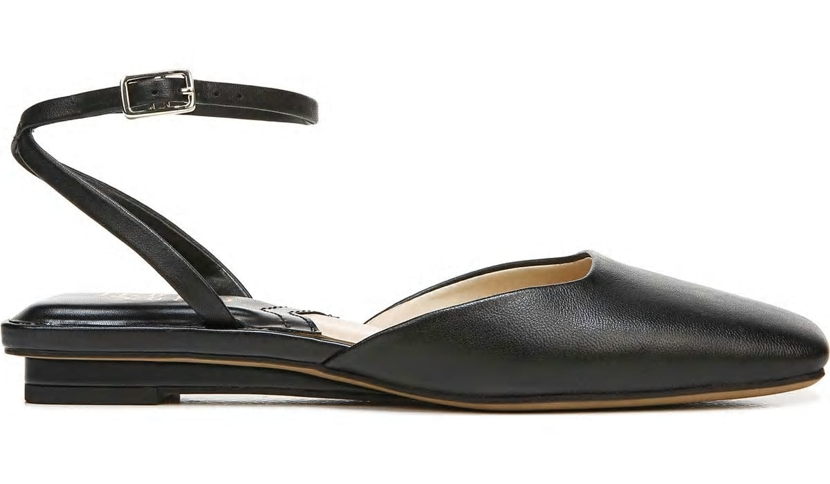 Franco Jolee Flat - Black Leather
