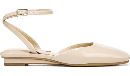 Franco Jolee Flat - Nude Faux Leather