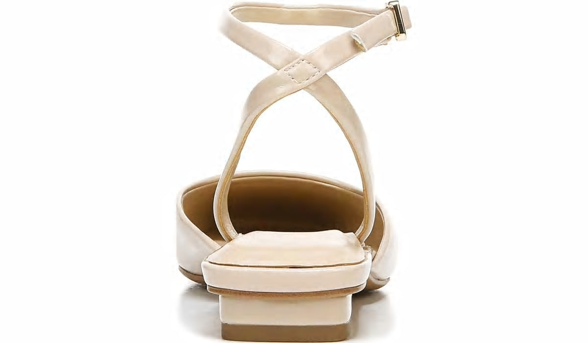 Franco Jolee Flat - Nude Faux Leather