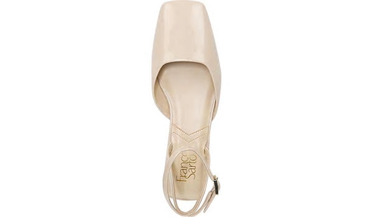 Franco Jolee Flat - Nude Faux Leather