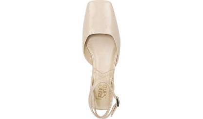 Franco Jolee Flat - Nude Faux Leather