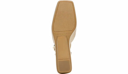 Franco Jolee Flat - Nude Faux Leather