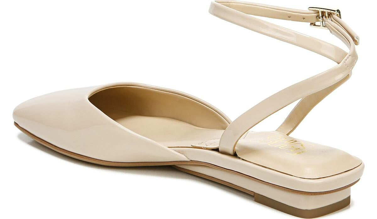 Franco Jolee Flat - Nude Faux Leather