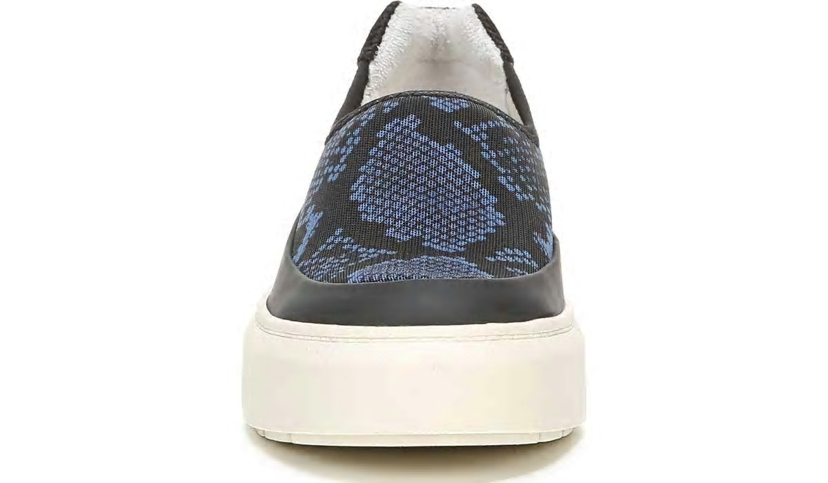 Franco Lin Platform Slip On Sneaker - Blue Fabric