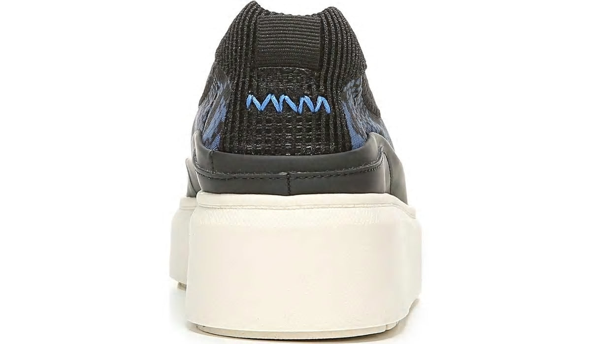 Franco Lin Platform Slip On Sneaker - Blue Fabric