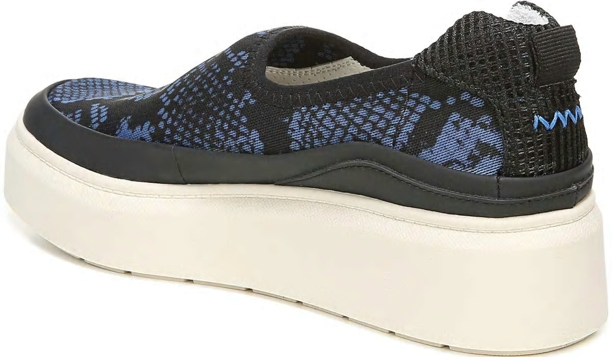 Franco Lin Platform Slip On Sneaker - Blue Fabric