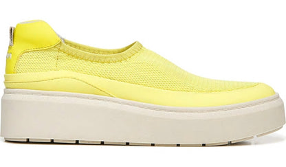 Franco Lin Platform Slip On Sneaker - Yellow Fabric