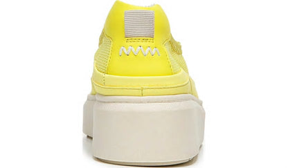 Franco Lin Platform Slip On Sneaker - Yellow Fabric