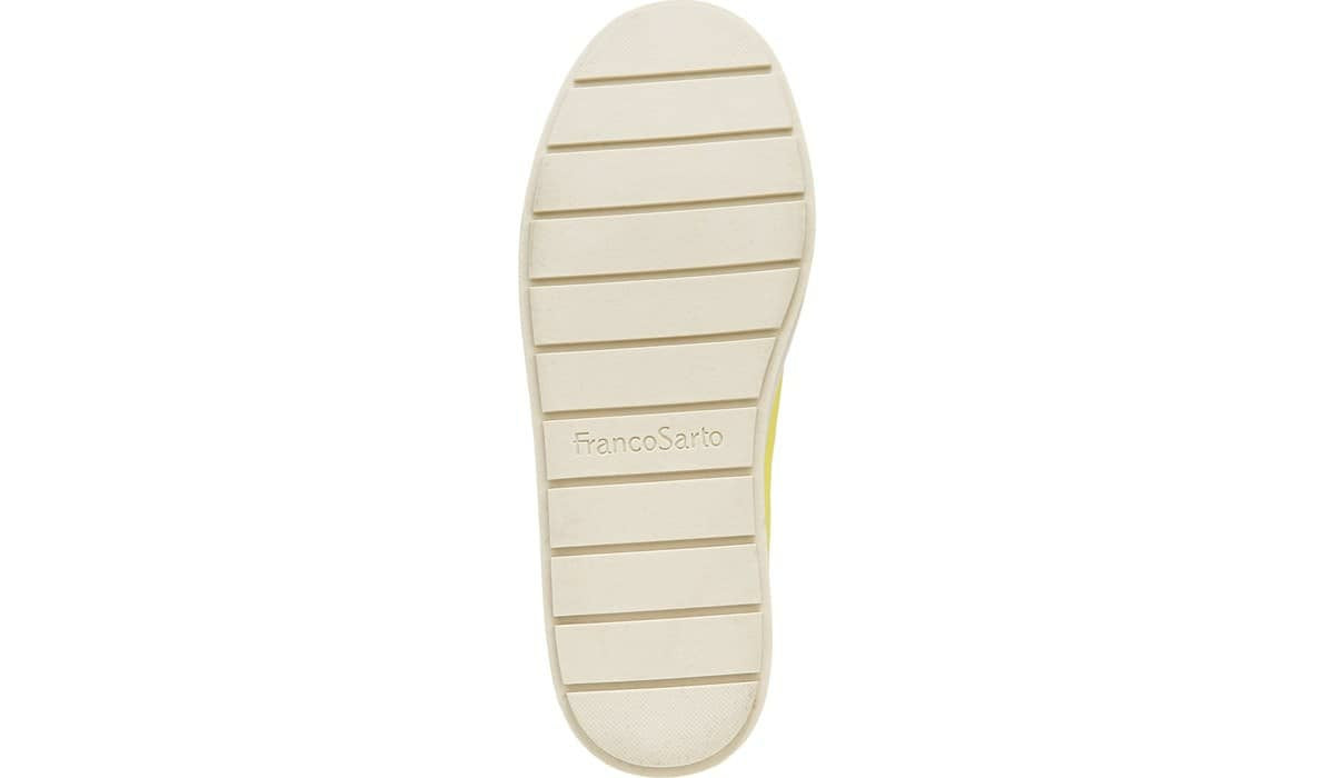 Franco Lin Platform Slip On Sneaker - Yellow Fabric