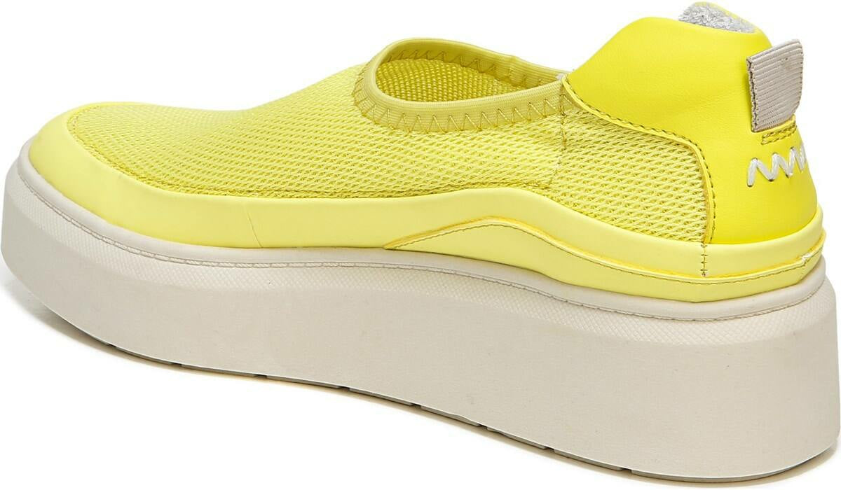 Franco Lin Platform Slip On Sneaker - Yellow Fabric