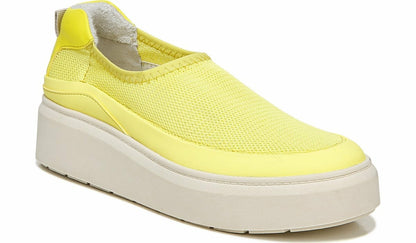 Franco Lin Platform Slip On Sneaker - Yellow Fabric