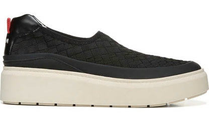 Franco Lin 2 Platform Slip On Sneaker - Black Mesh Weave