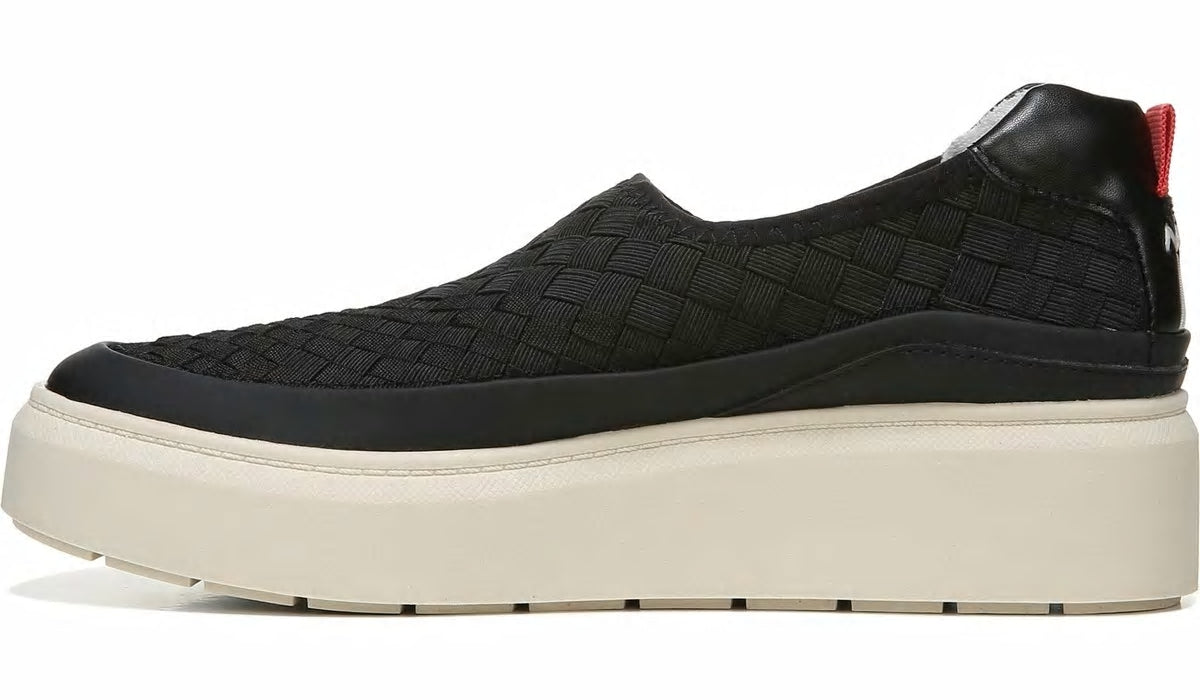 Franco Lin 2 Platform Slip On Sneaker - Black Mesh Weave