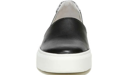 Franco Lodi 2 Platform Slip On Sneaker - Black Snake Print Faux Leather