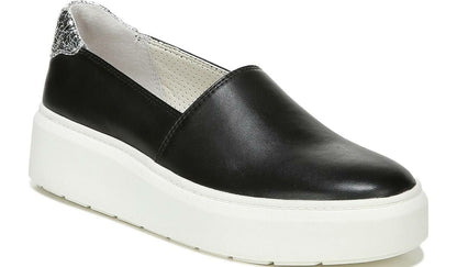 Franco Lodi 2 Platform Slip On Sneaker - Black Snake Print Faux Leather