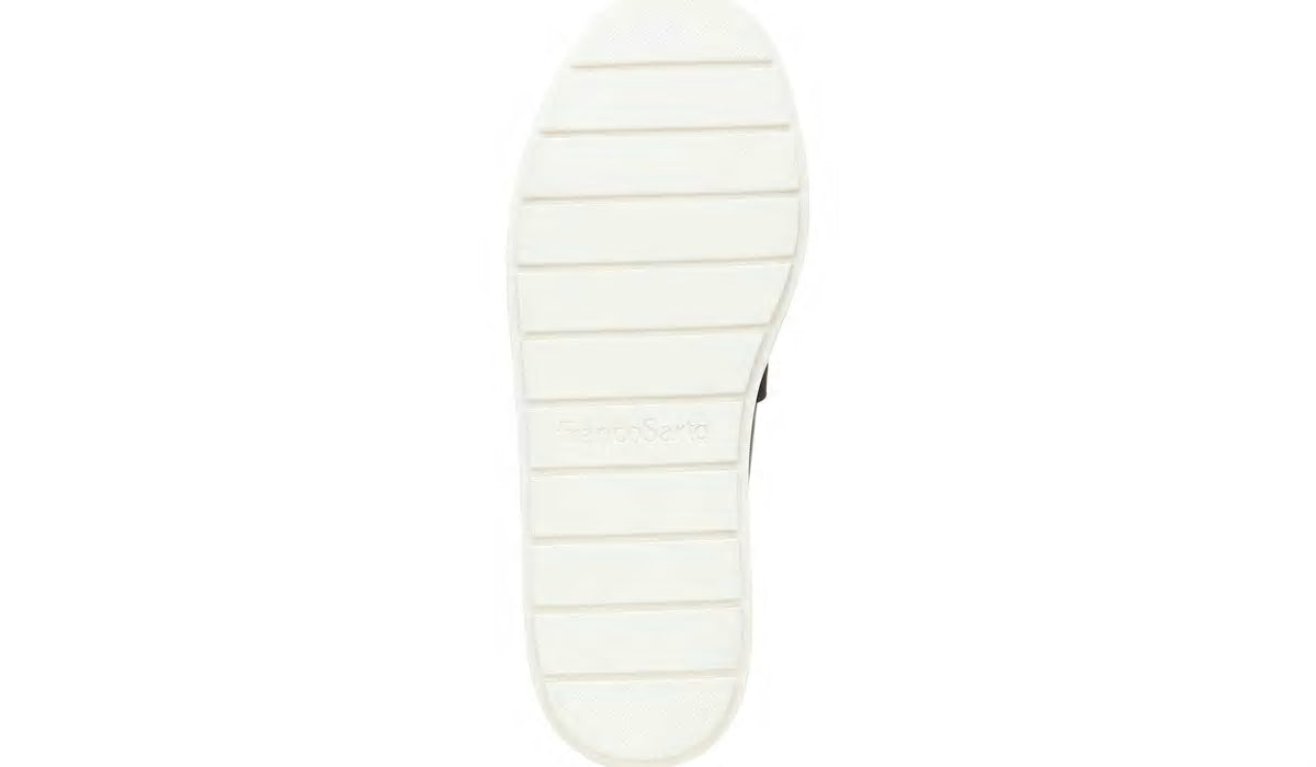 Franco Lodi 2 Platform Slip On Sneaker - Black Snake Print Faux Leather