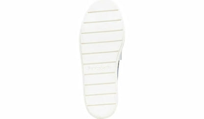 Franco Lodi 2 Platform Slip On Sneaker - Blue Multi Snake Faux Leather