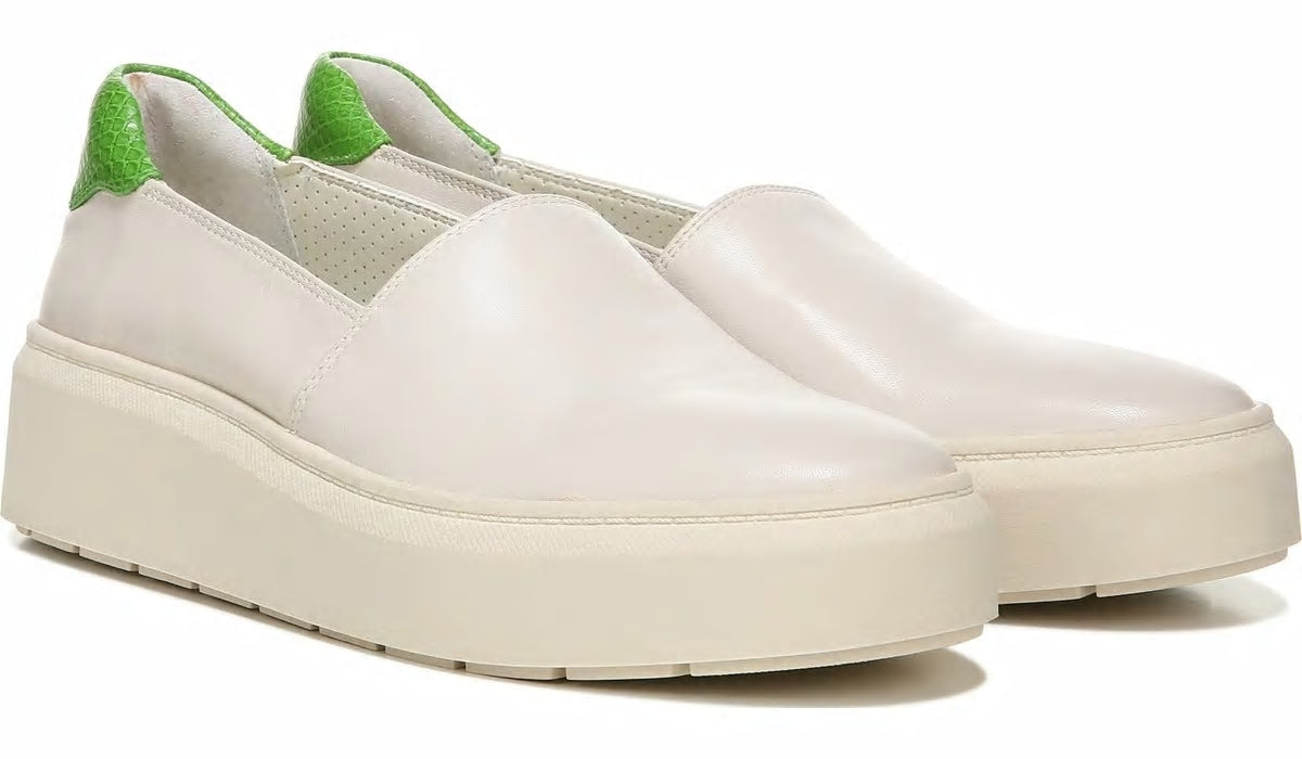 Franco Lodi 2 Platform Slip On Sneaker - Putty Snake Print Faux Leather