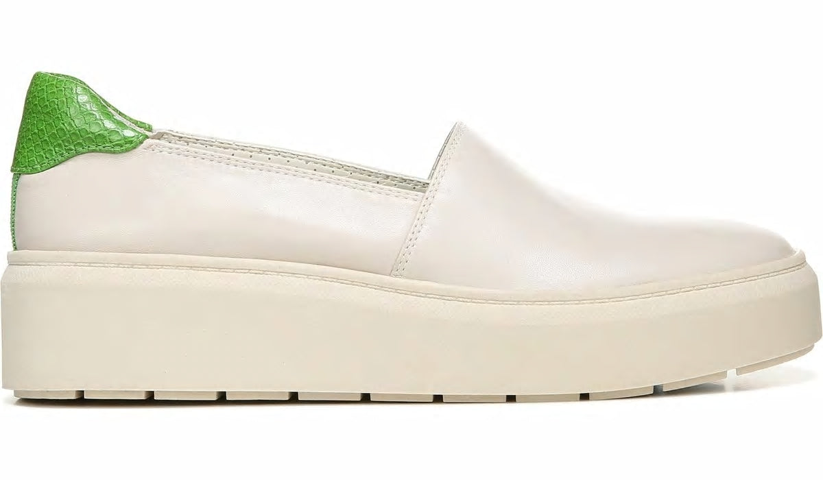 Franco Lodi 2 Platform Slip On Sneaker - Putty Snake Print Faux Leather