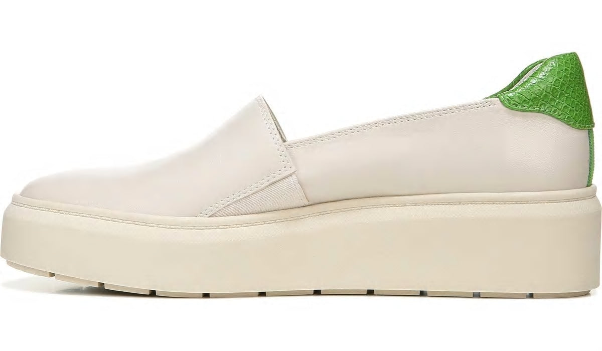 Franco Lodi 2 Platform Slip On Sneaker - Putty Snake Print Faux Leather