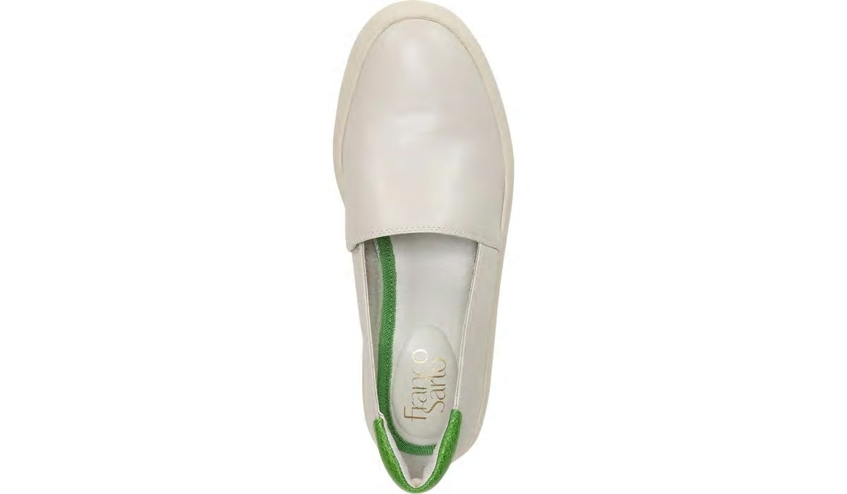 Franco Lodi 2 Platform Slip On Sneaker - Putty Snake Print Faux Leather
