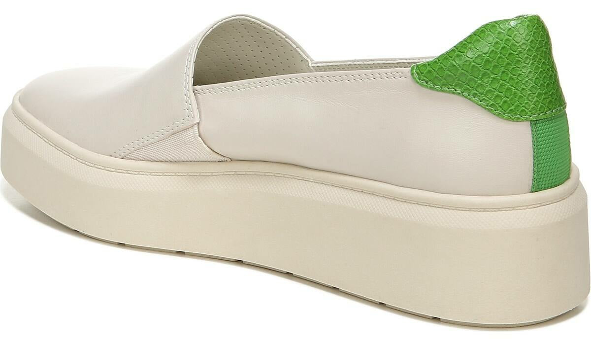 Franco Lodi 2 Platform Slip On Sneaker - Putty Snake Print Faux Leather