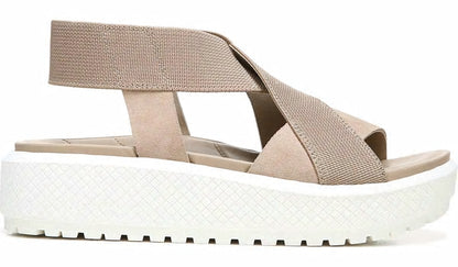 Franco Niko Platform Sandal - Summer Beige Suede
