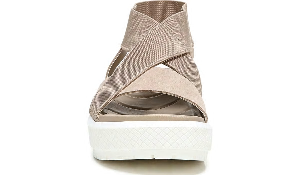 Franco Niko Platform Sandal - Summer Beige Suede