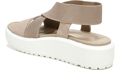 Franco Niko Platform Sandal - Summer Beige Suede