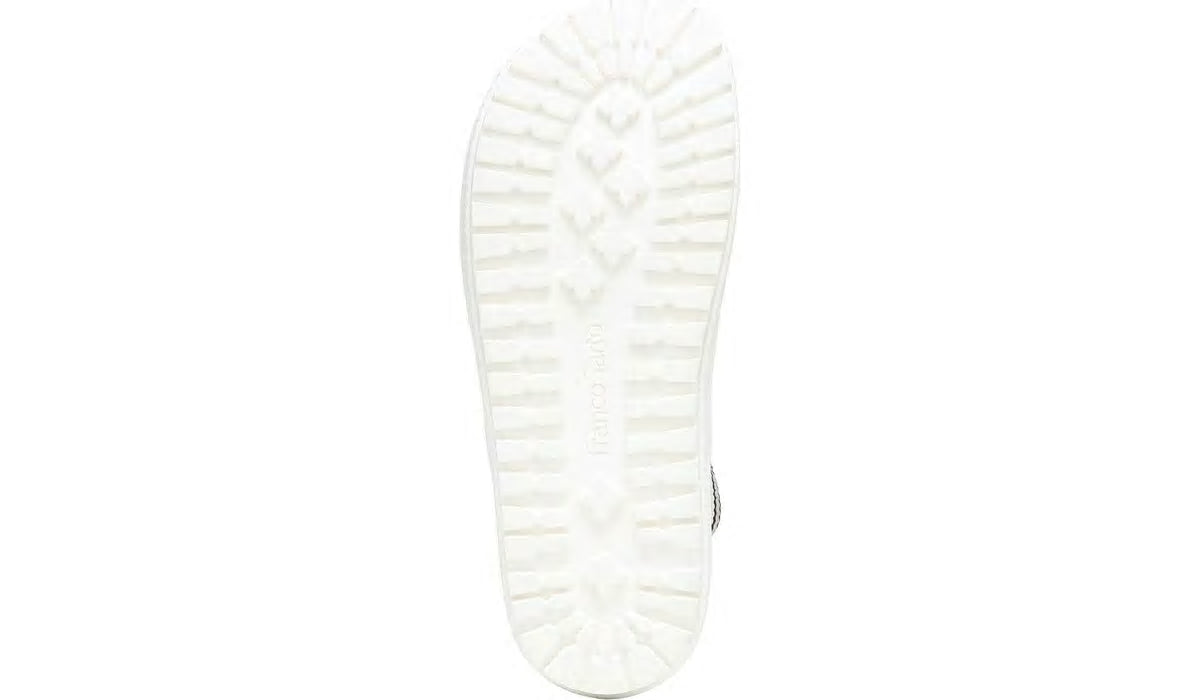 Franco Niko Platform Sandal - Black Grey Leather