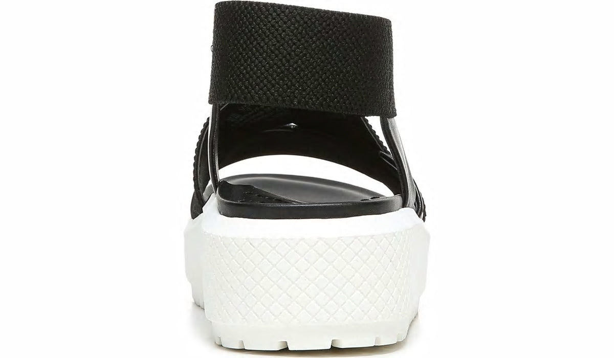 Franco Niko Platform Sandal - Black Leather