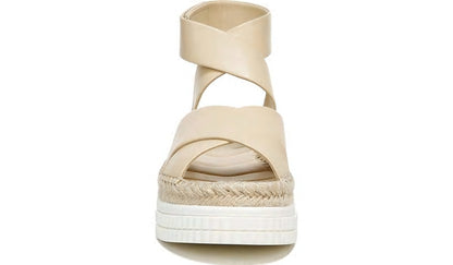 Franco Brock Platform Sandal - Beige Leather