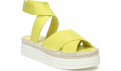 Franco Brock Platform Sandal - Limeade Leather