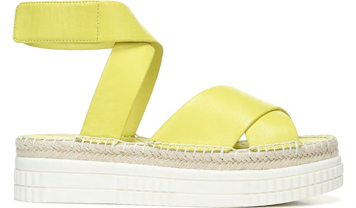 Franco Brock Platform Sandal - Limeade Leather